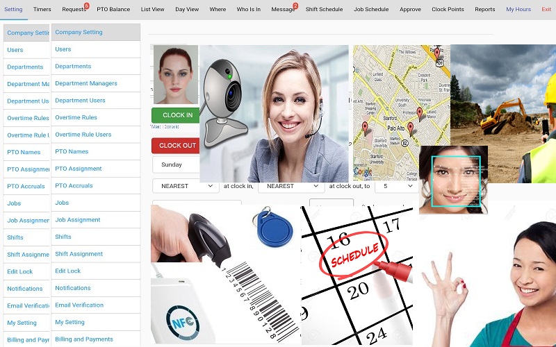 App Time Clock screenshot