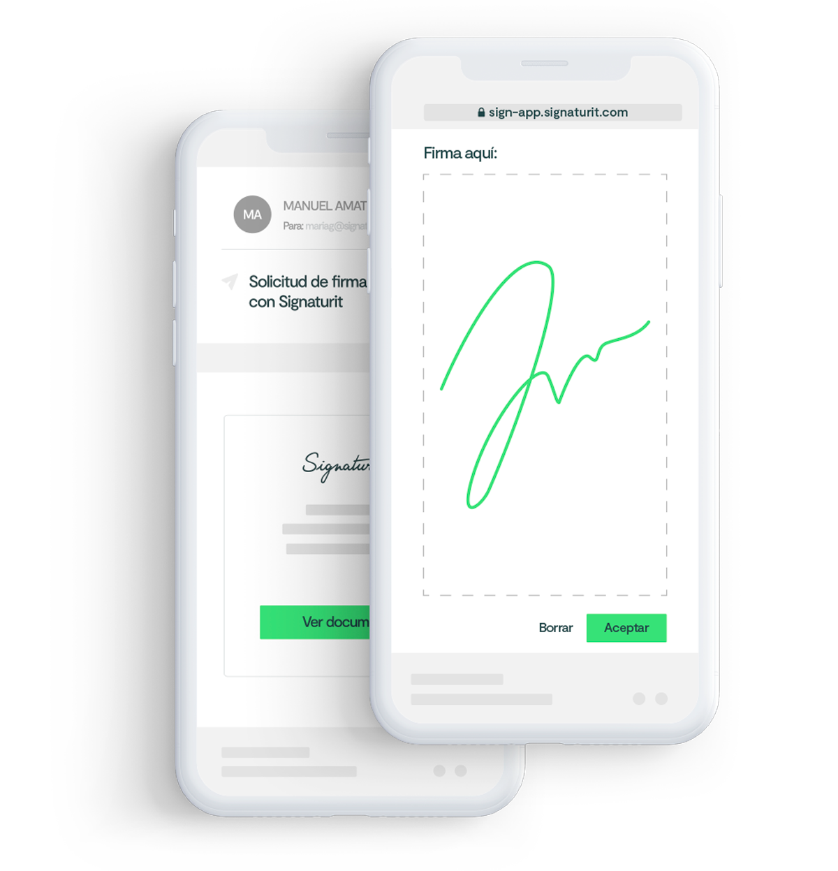Signaturit Solutions Electronic signature screenshot: Firma Avanzada