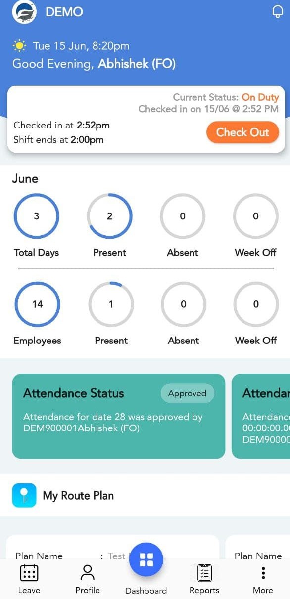 Pocket FaME screenshot: Main screen of the application