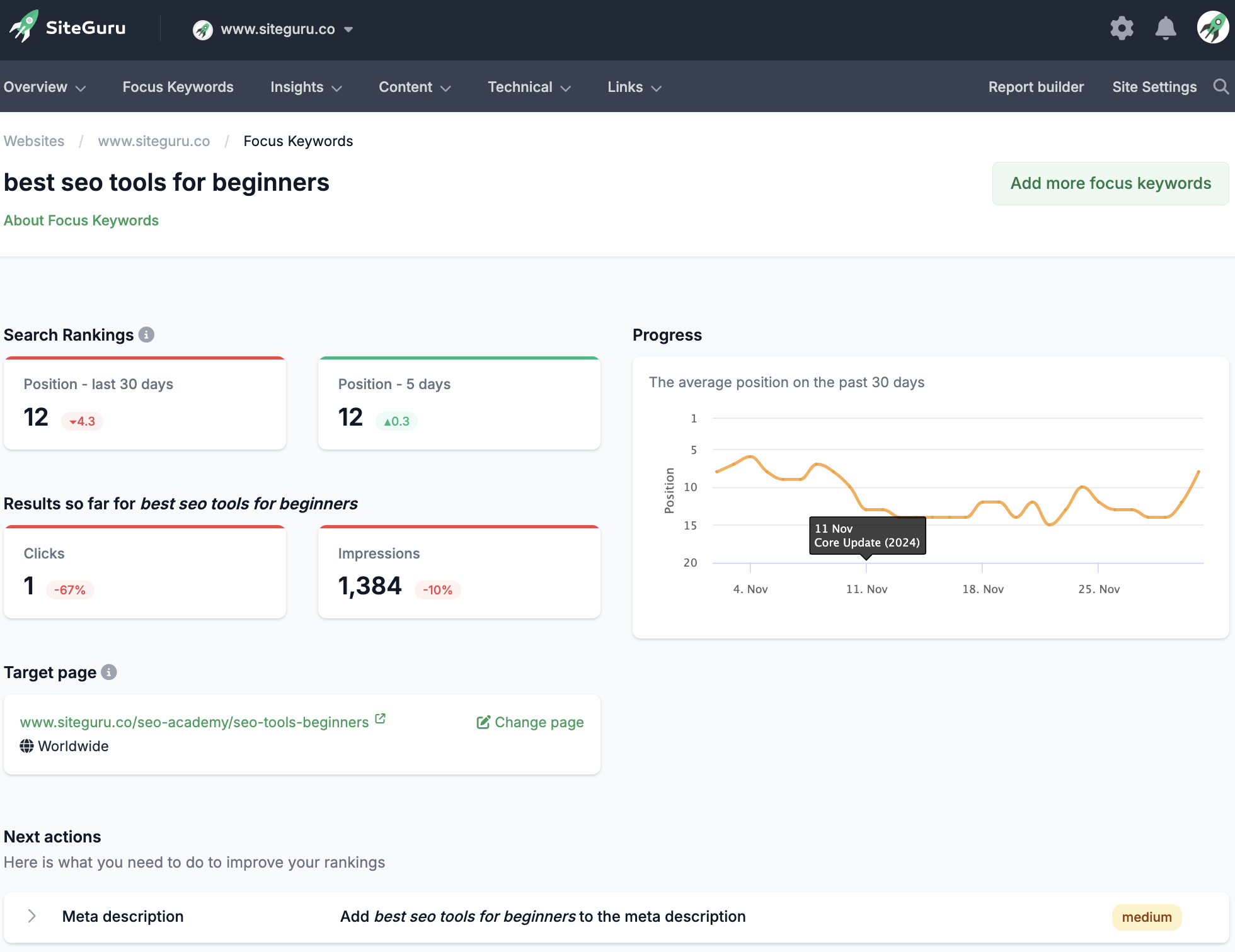 Siteguru Competitive Analysis: Boost Your SEO Strategy Today