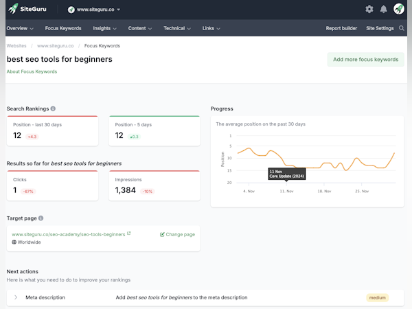 Siteguru Competitive Analysis: Boost Your SEO Strategy Today
