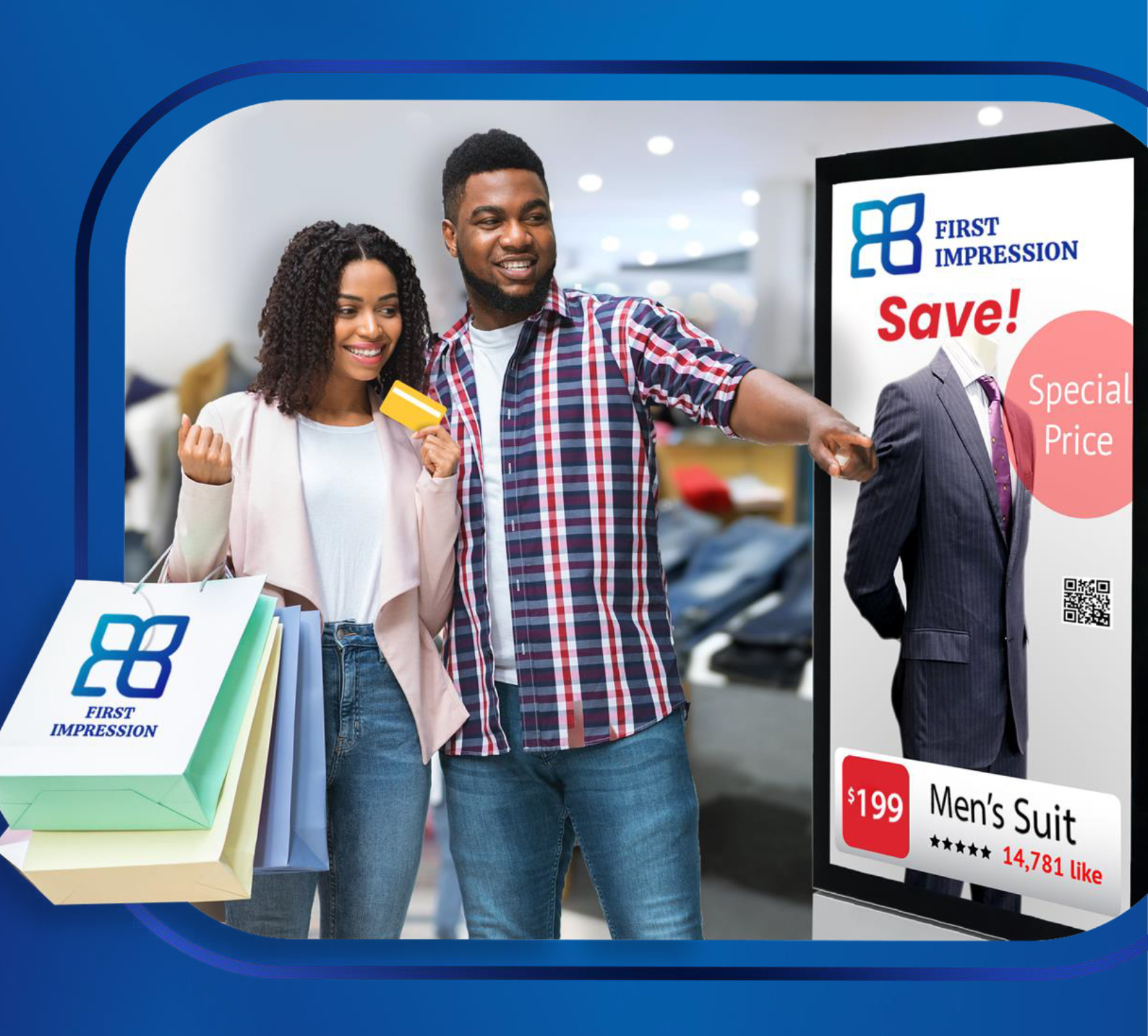 FTx Digital Signage is the fast, effective way to make an impact in your retail store, bar, restaurant, venue, pop-up, and more. Improve each and every customer visit by displaying special offers, BOGOs, popular items, and new products.
