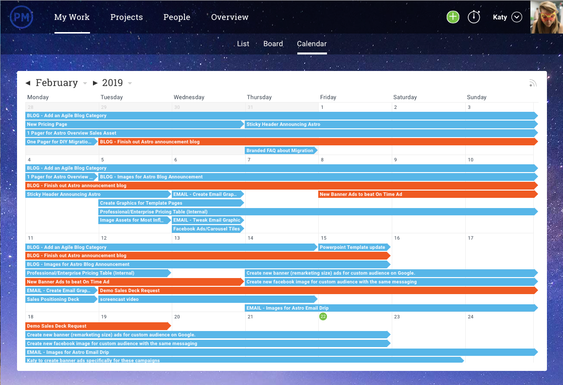 Organize your calendar
