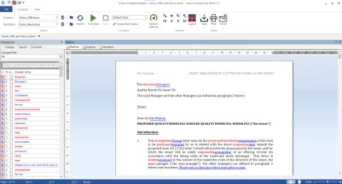 Litera Compare 소프트웨어 - 1