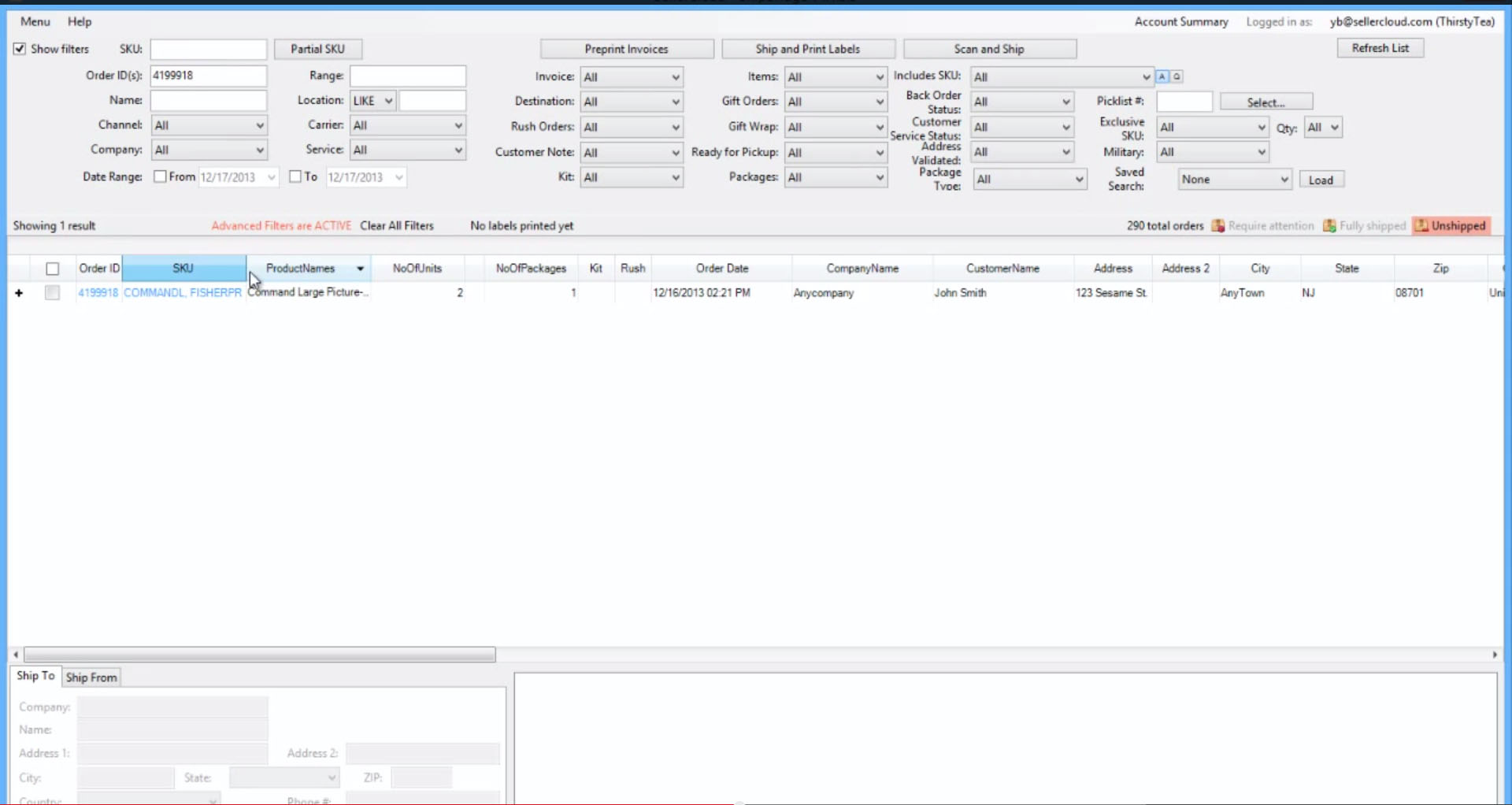 Descartes Sellercloud