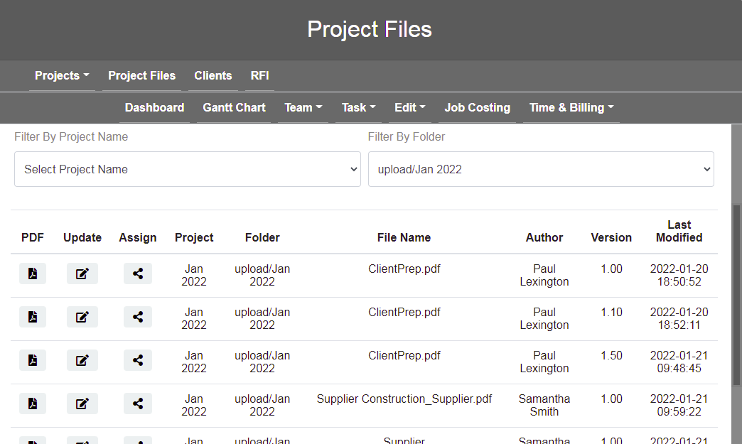 Document Management: Share Files with staff and 3rd Parties (All File Types, Tags & Filters)