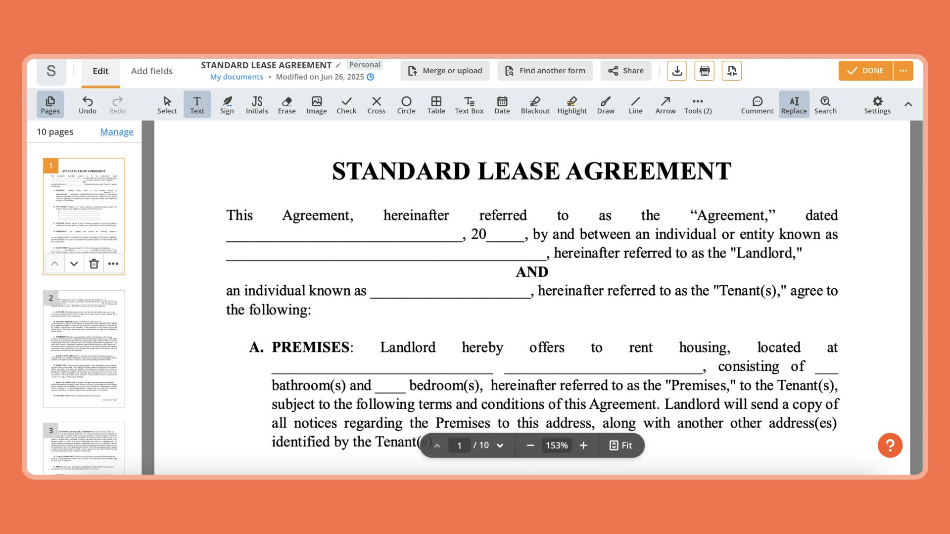 pdfFiller Software - 1