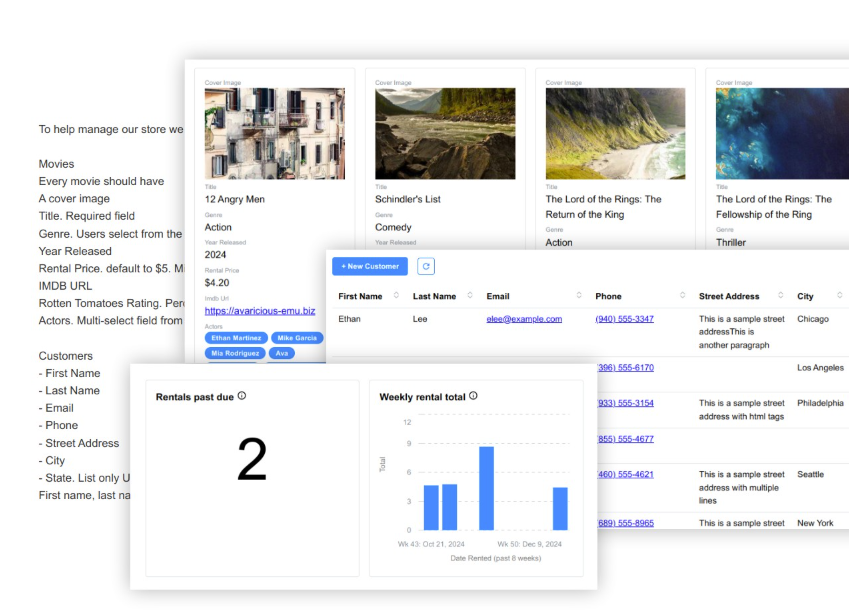 Genatron screenshot: Genatron AI model converts requirements into fully operational applications