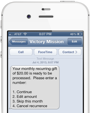 SMS campaigns