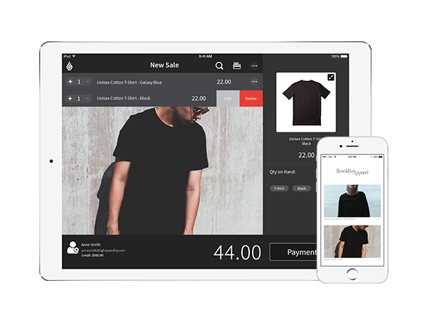 Mobile POS - Manage your store or process sales with a POS that works on any computer, smartphone or tablet. Add an iPad, barcode scanner and receipt printer to stay connected and process sales from anywhere — whether on your sale floor or at a tradeshow.