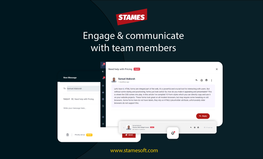 Engage and communicate with team members