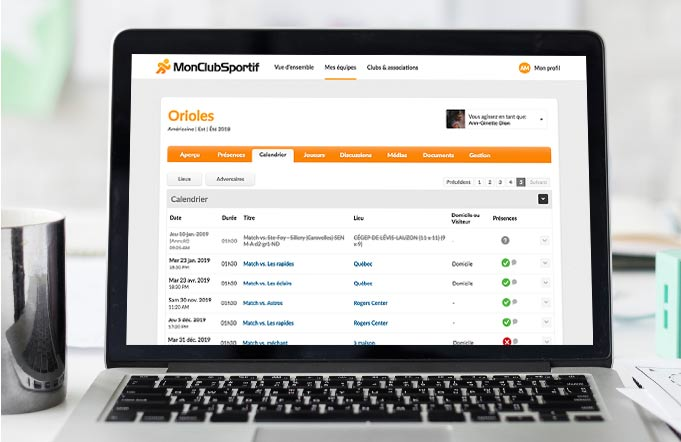 MonClubSportif Software - 4
