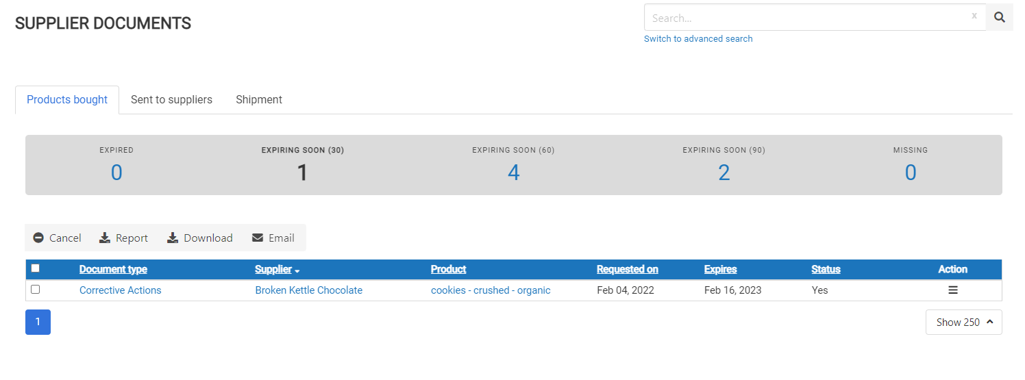 Document Compliance Network Software - 2