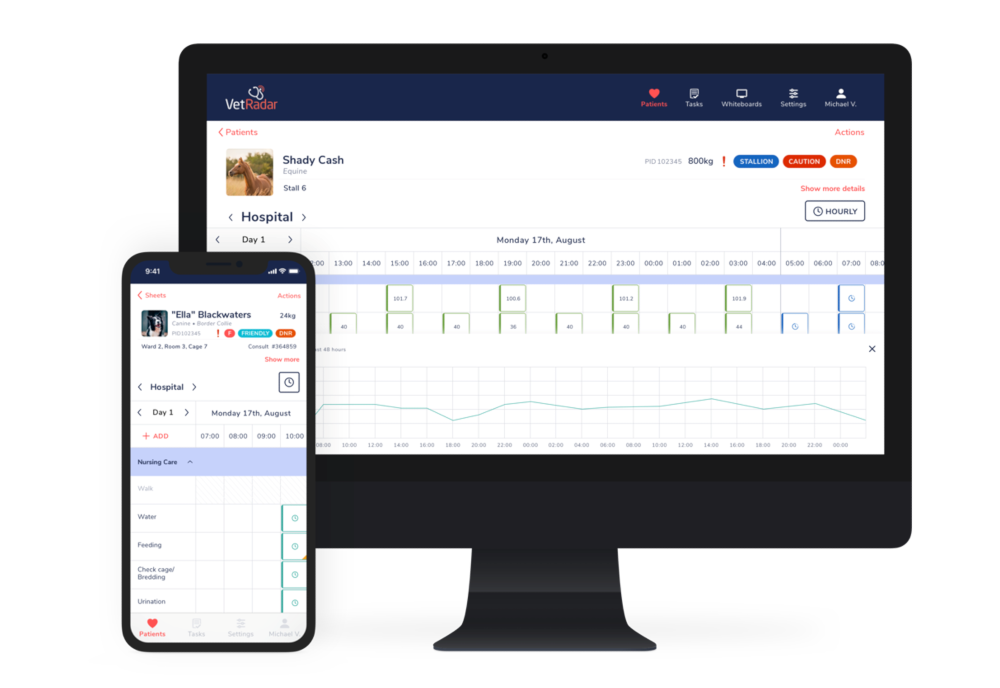 Vet Radar is cloud-based, with a simple, clean, and intuitive interface. Its ease of use significantly reduces the training and onboarding of staff.