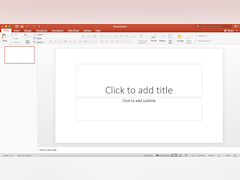 Microsoft PowerPoint Software - Microsoft PowerPoint create new slide - thumbnail