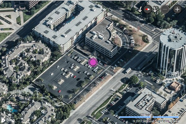 LandVision location pinpoint screenshot