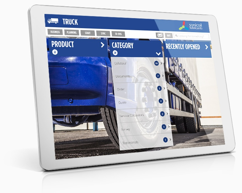 Pitcher screenshot: Use Pitcher to power manufacturing sales in the field with access to collateral, documents, orders, quotes, surveys, and more