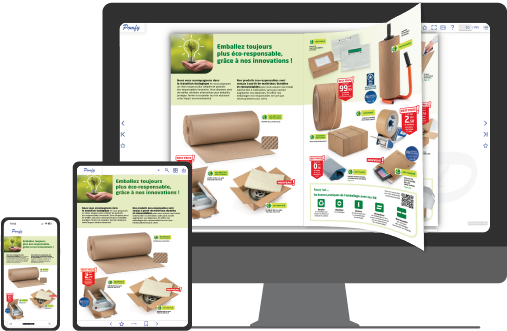 Interactiv Doc screenshot: Catalogue feuilletable interactif