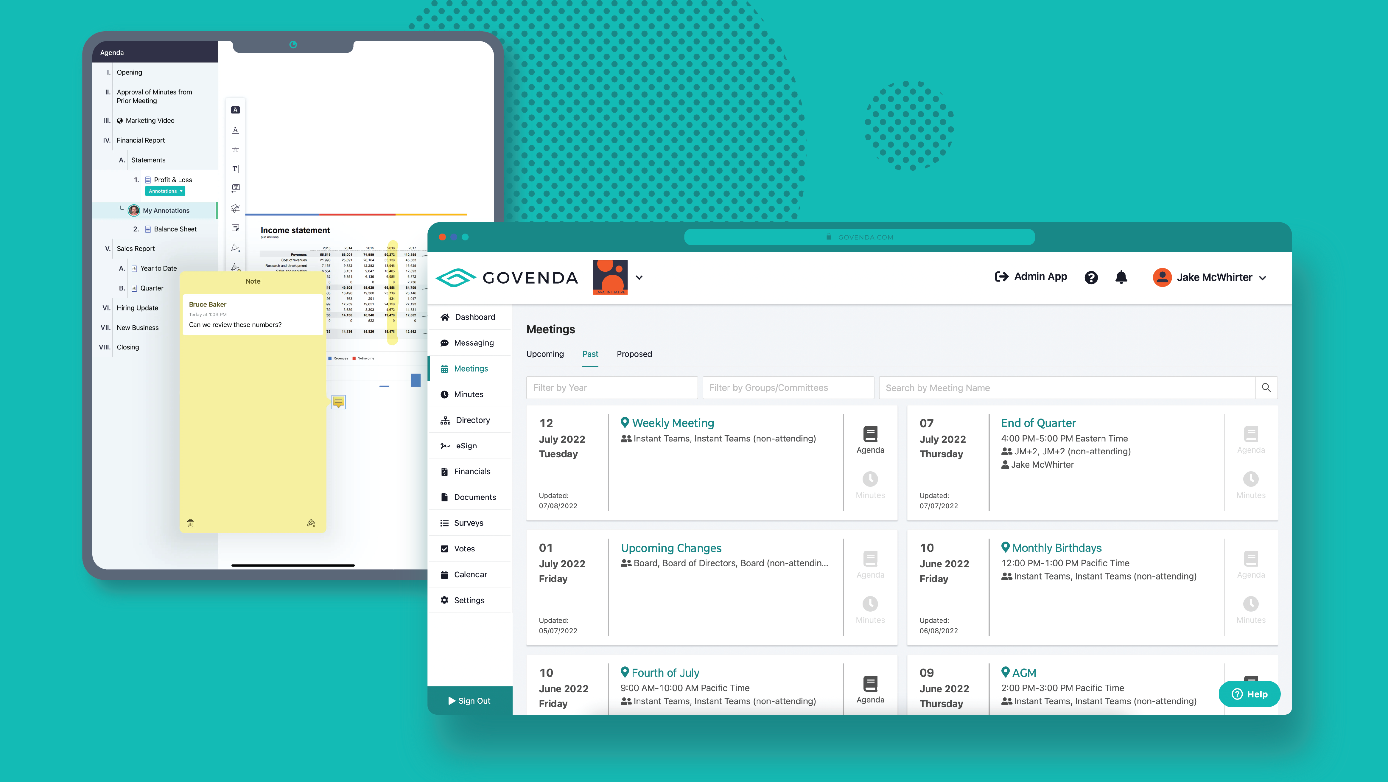Manage Your Board Activities From Anywhere & Work Seamlessly Across All Devices.
