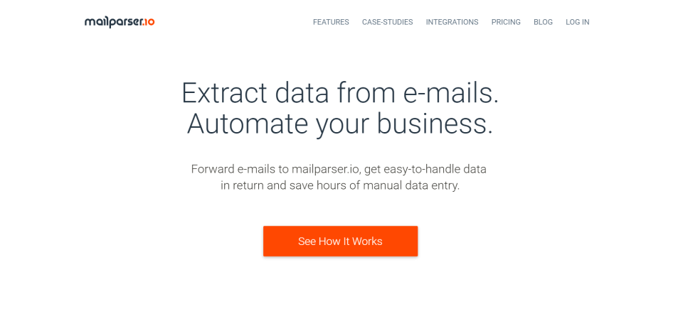 mailparser.io Software - 1