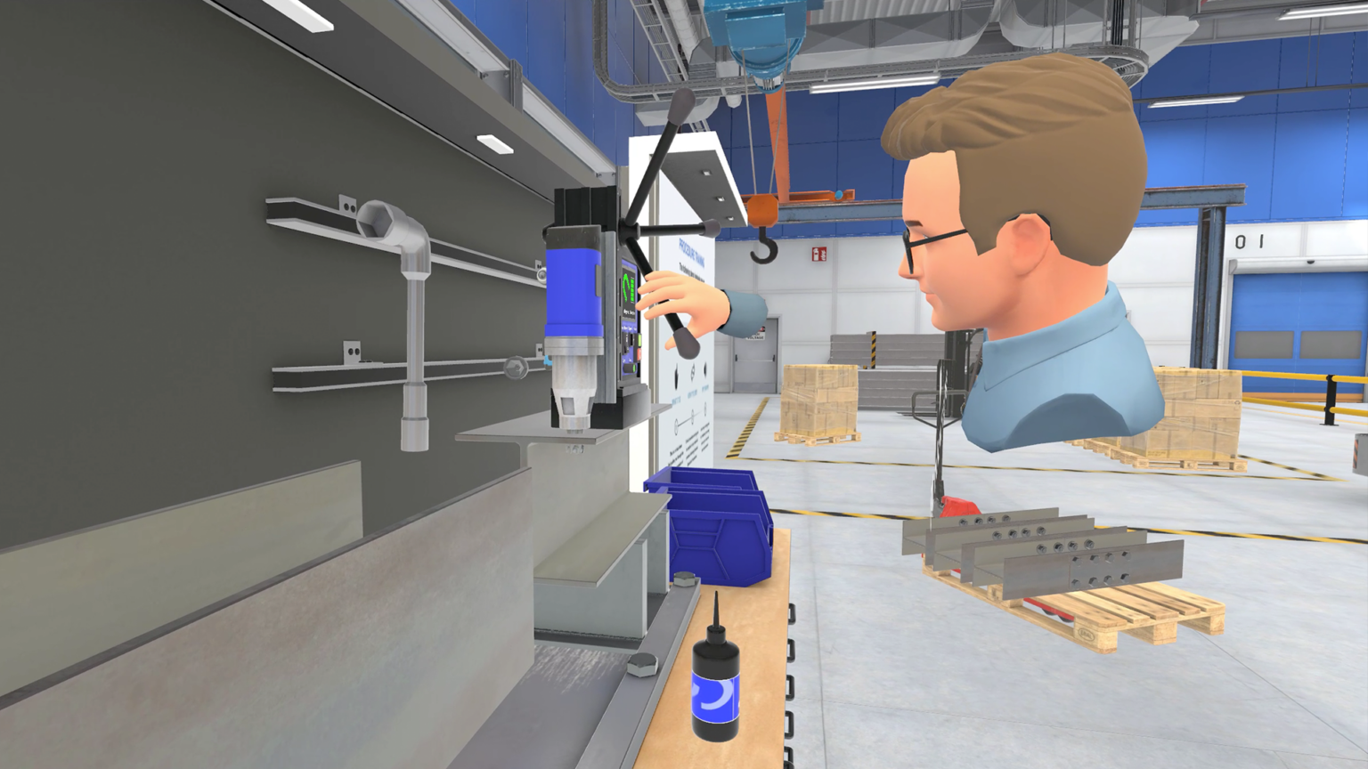 SynergyXR screenshot: SynergyXR Virtual Technical Training Demo