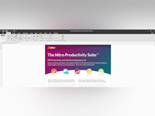 Nitro Software - Nitro Pro | Home tab