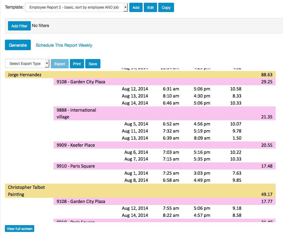 Customizable Reports in Real-time or Scheduled