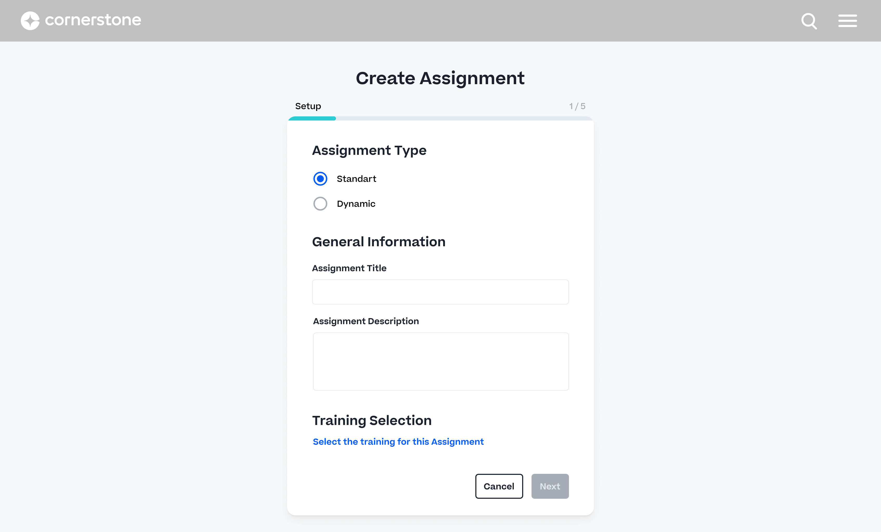Cornerstone LMS Software - Create learning assignments