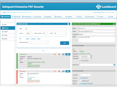 Lizard Safeguard PDF Security Software - Safeguard Admin: User management - thumbnail