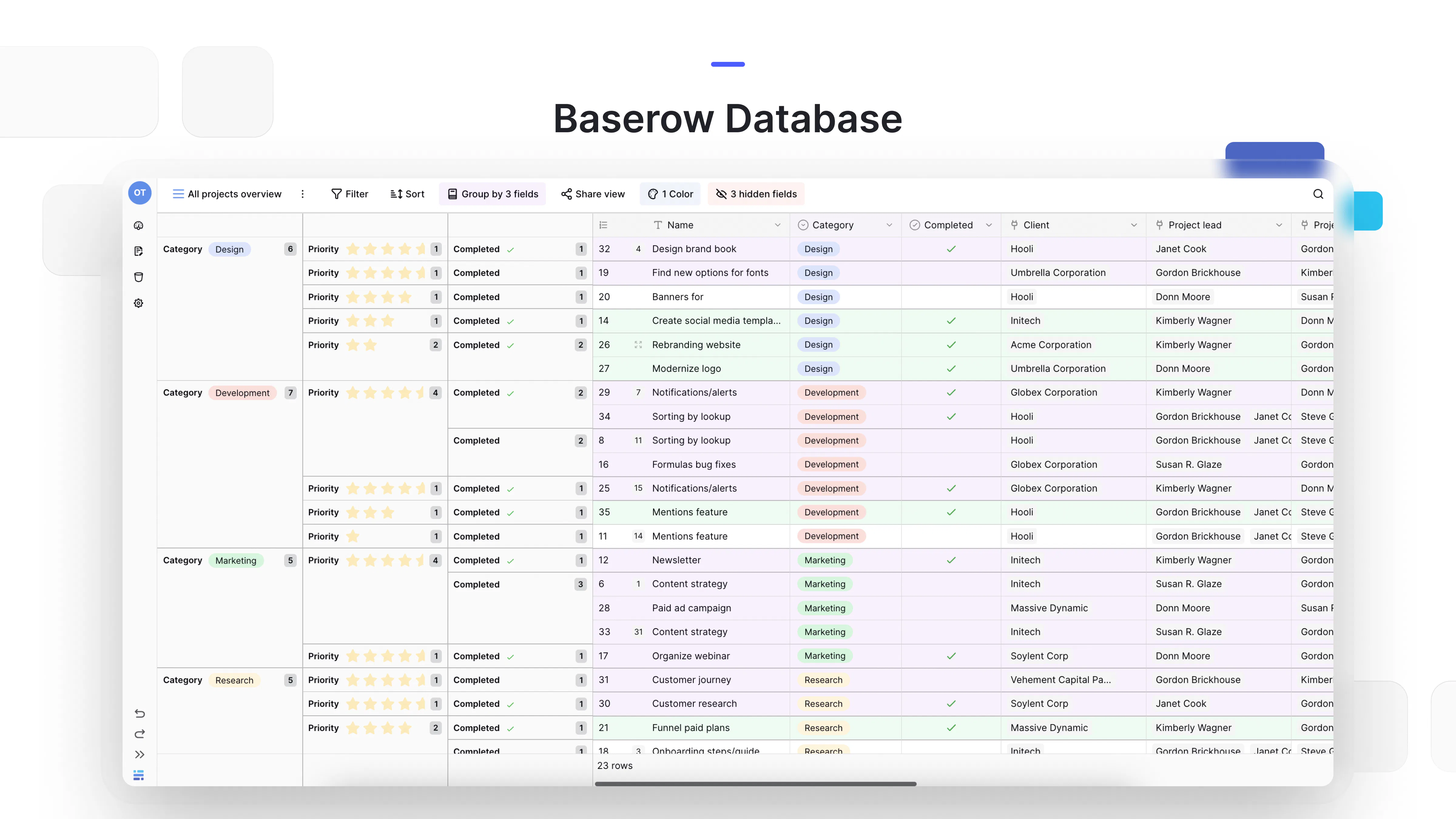 Baserow | Reviews, Pricing & Demos - SoftwareAdvice GB