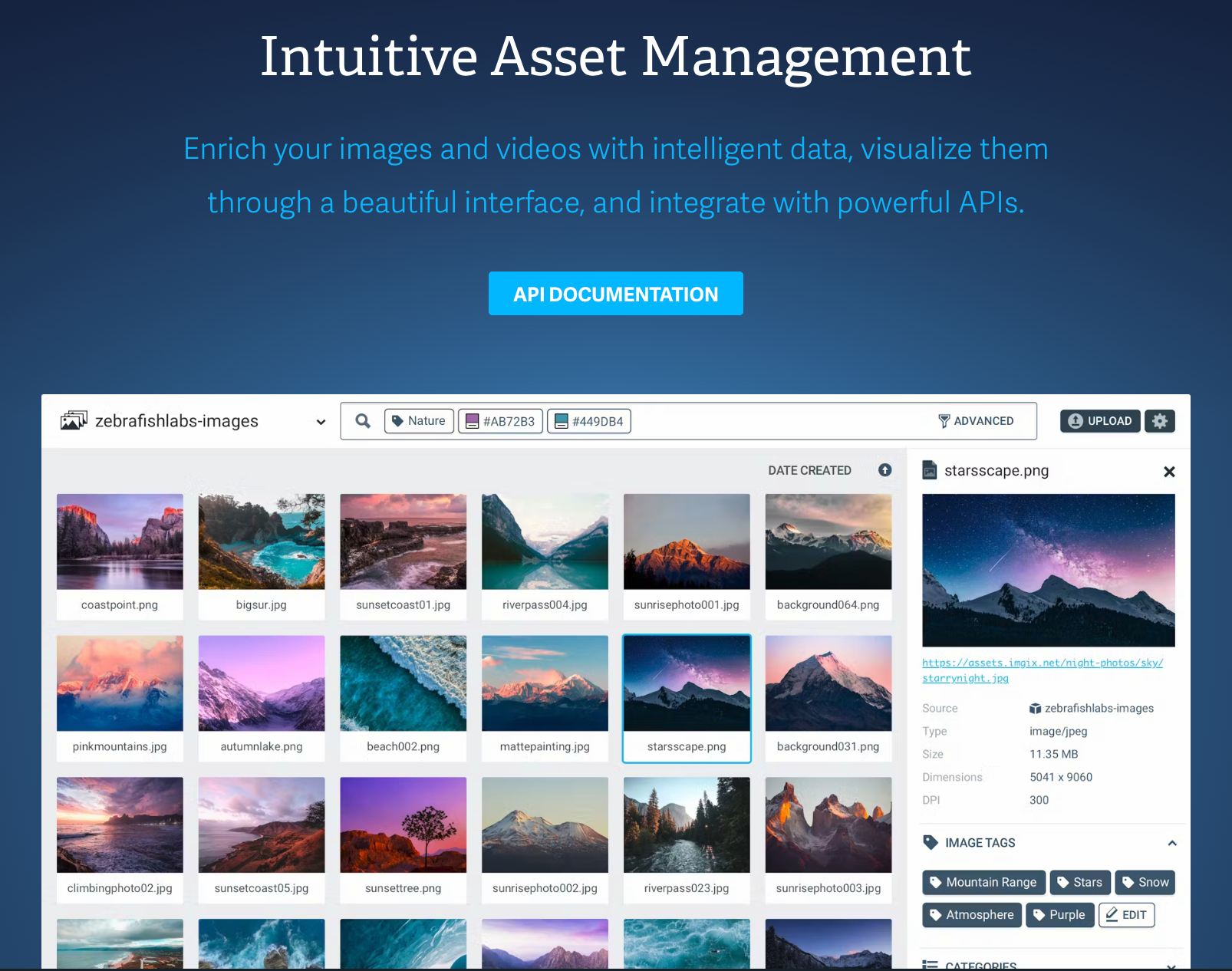 imgix Software - imgix Asset Manager