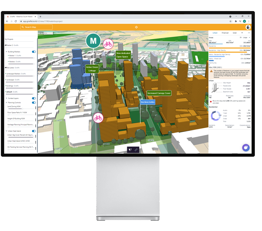 Giraffe Software - Accelerate your ability to scale by conducting site analysis in real time with your design