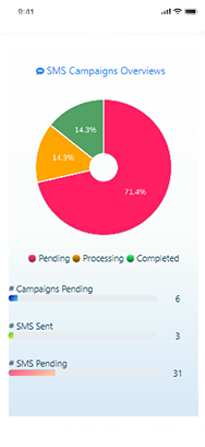 ChatPion screenshot: ChatPion pie chart
