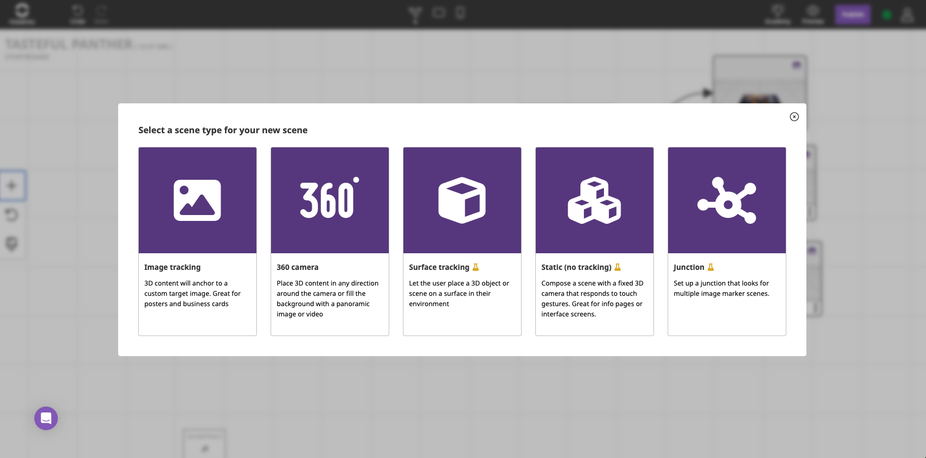 Hololink Software - Multiple types of tracking enable image recognition, 360, surface tracking and static scenes without any tracking for creating augmented printed material, immersive XR and 3D menus and navigtion.