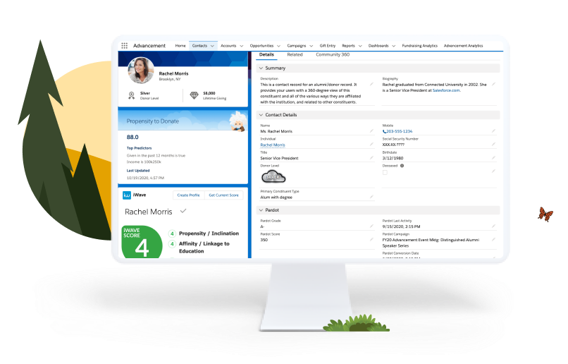 Salesforce.org Education Cloud student information