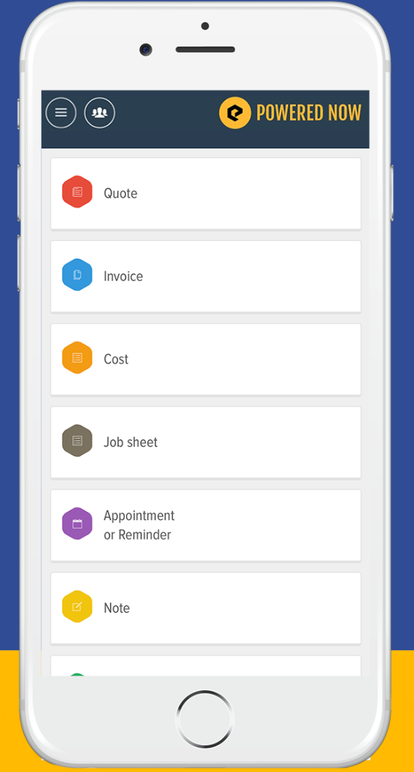 Powered Now Software - Manage quotes, invoices, job sheets, and more on the go via mobile