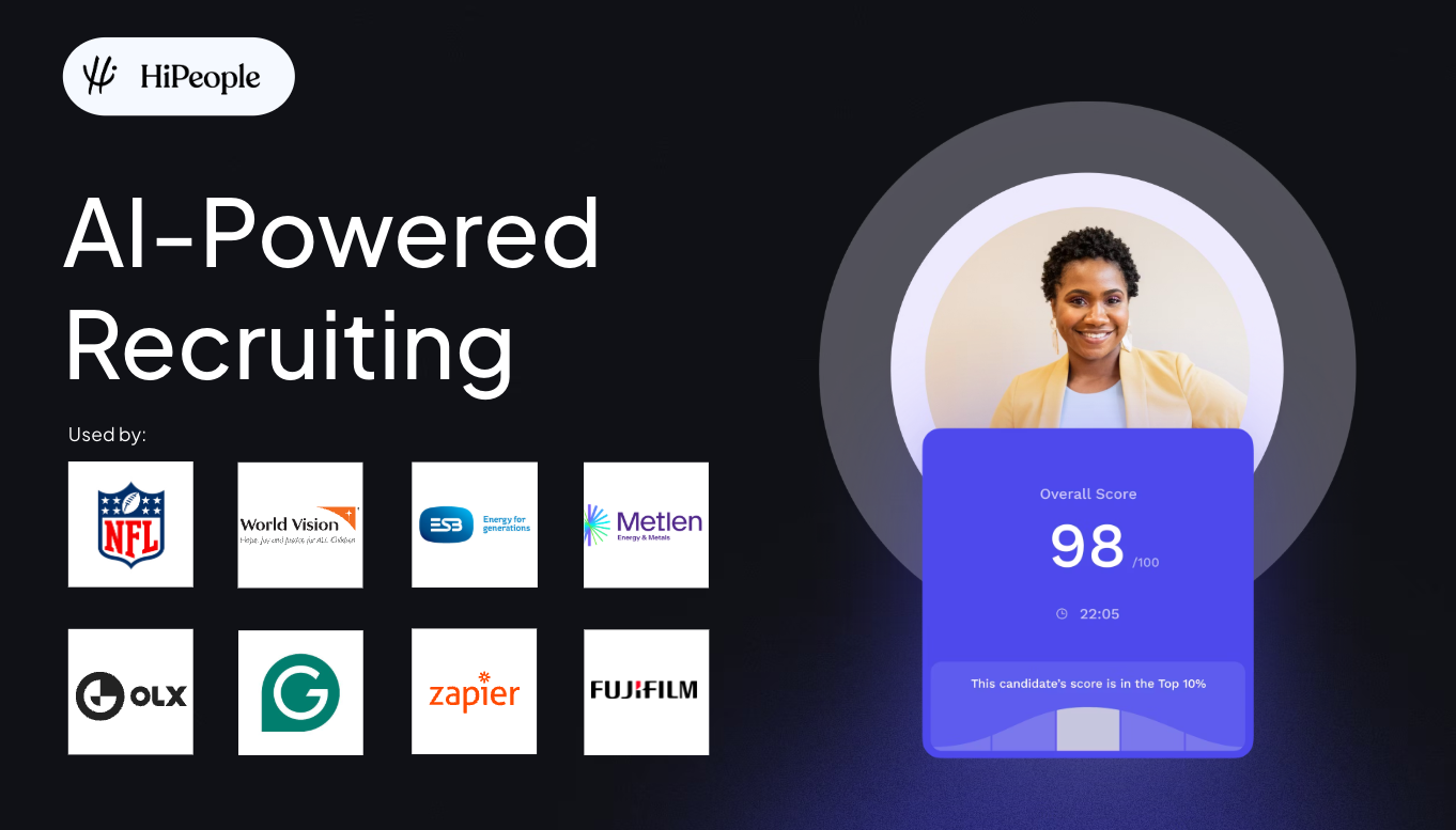 HiPeople screenshot: HiPeople - AI-Powered Recruiting

AI-powered resume screening, assessments, and reference checks for fast, unbiased, and easy hiring decisions.