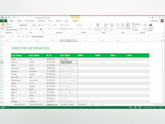 Microsoft Excel Software - Microsoft Excel data organization - thumbnail