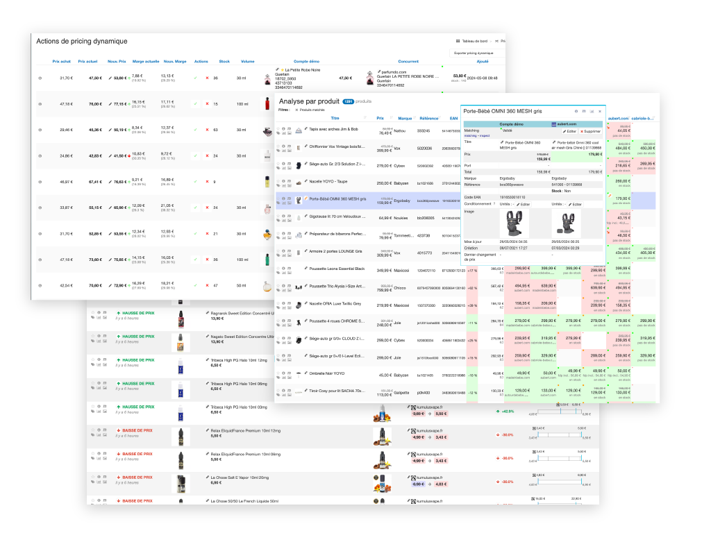 Price Observatory screenshot: Price Observatory price monitoring