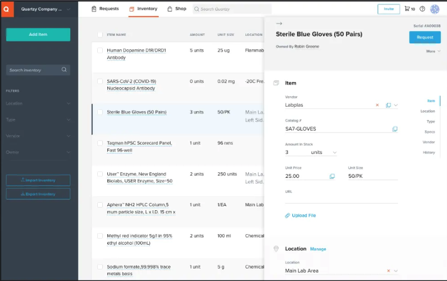 Quartzy vs LabWare LIMS 2023 Feature and Pricing Comparison on Capterra