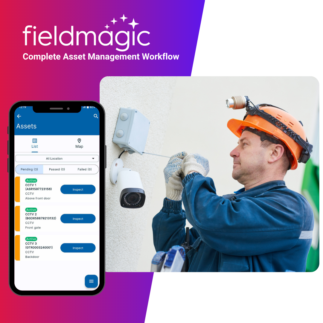 Fieldmagic Software - Complete end-to-end asset management and inspection with fault handling that streamlines data capture and compliance reporting