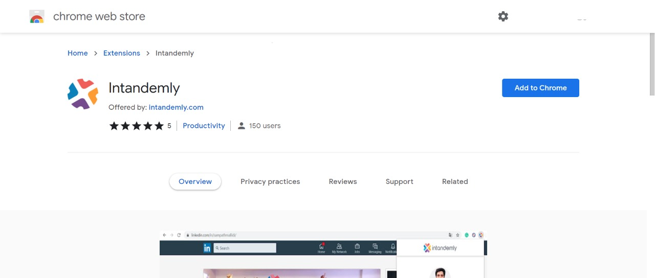 Whether it’s LinkedIn, Facebook or TechCrunch, Intandemly’s chrome extension makes it easier than ever for your reps to find contact information and win accounts.