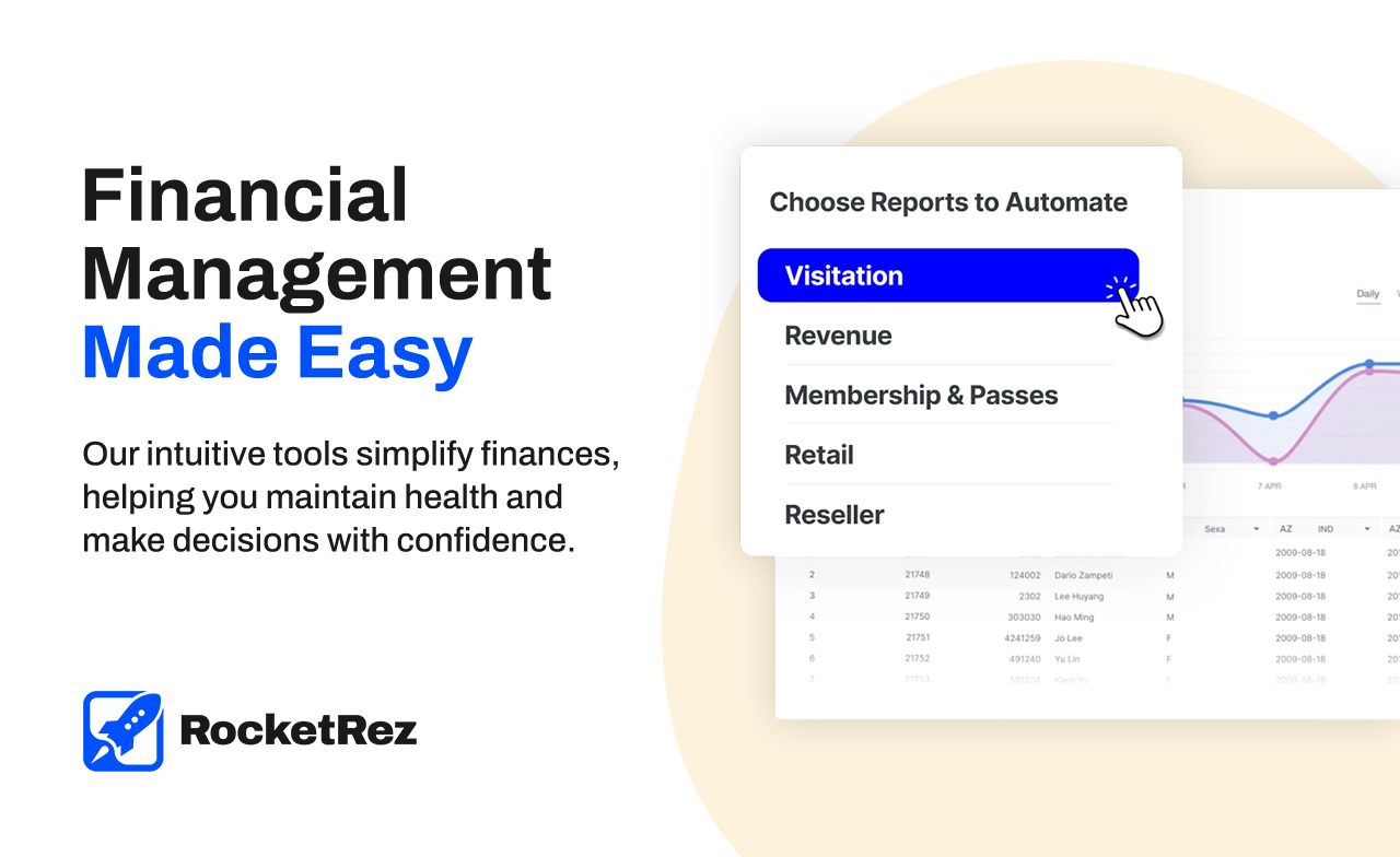 RocketRez offers intuitive tools that simplify financial management, empowering you to maintain fiscal health and make confident decisions.