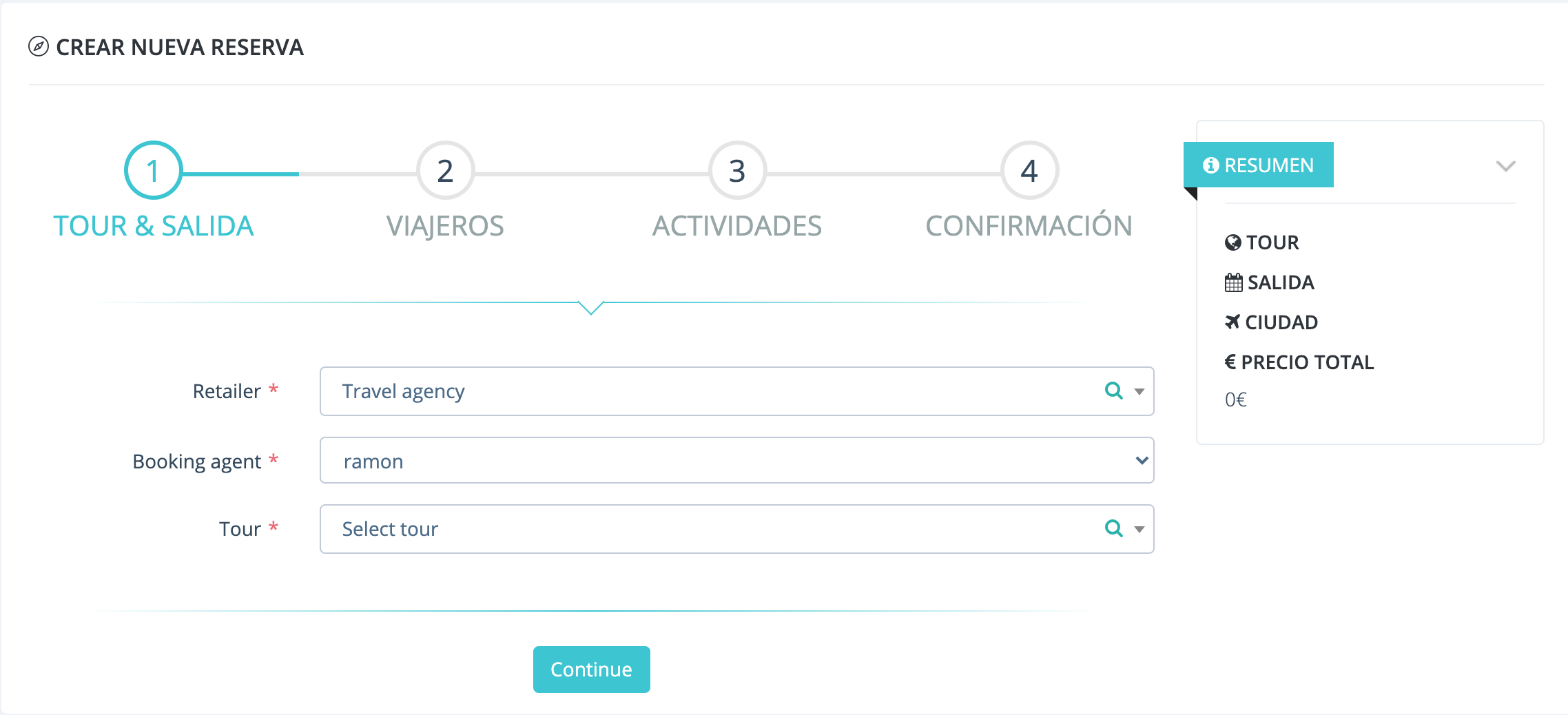 TourKnife screenshot: TourKnife payment