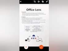 Microsoft Lens Software - Microsoft Office Lens capture printed text screenshot