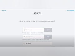 Square Payments Software - Square Payments digital receipts - thumbnail