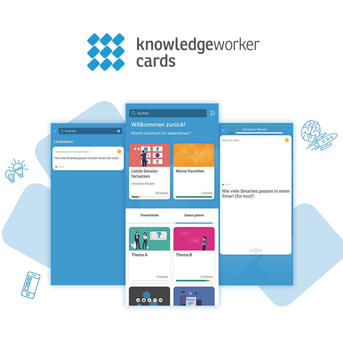 Knowledgeworker Cards learning cards view