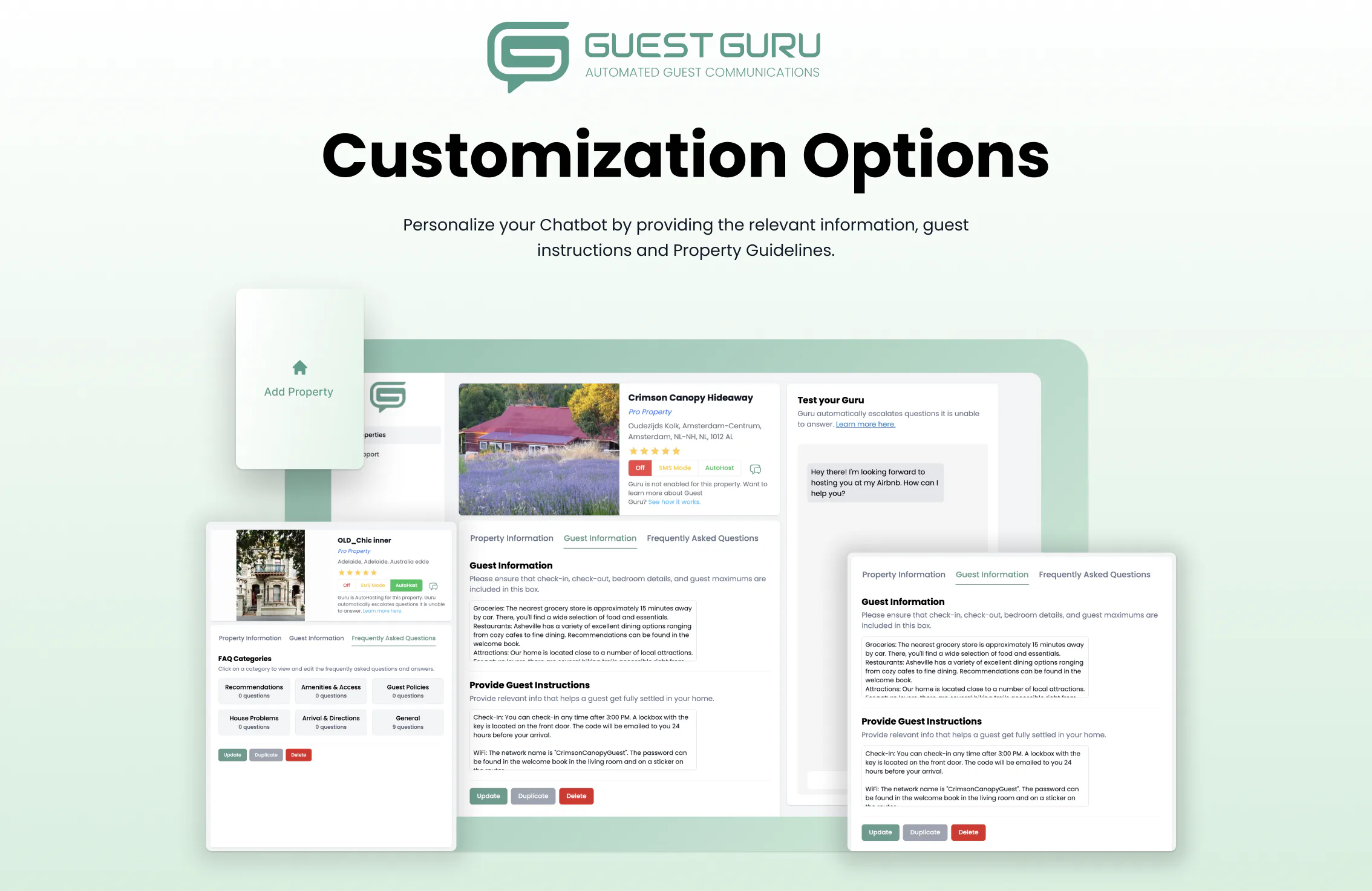 Guest Personalization Interface Guest Guru Reviews, Cost & Features | GetApp Australia 2026