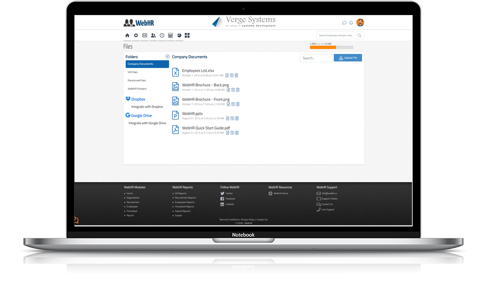 WebHR Logiciel - 10