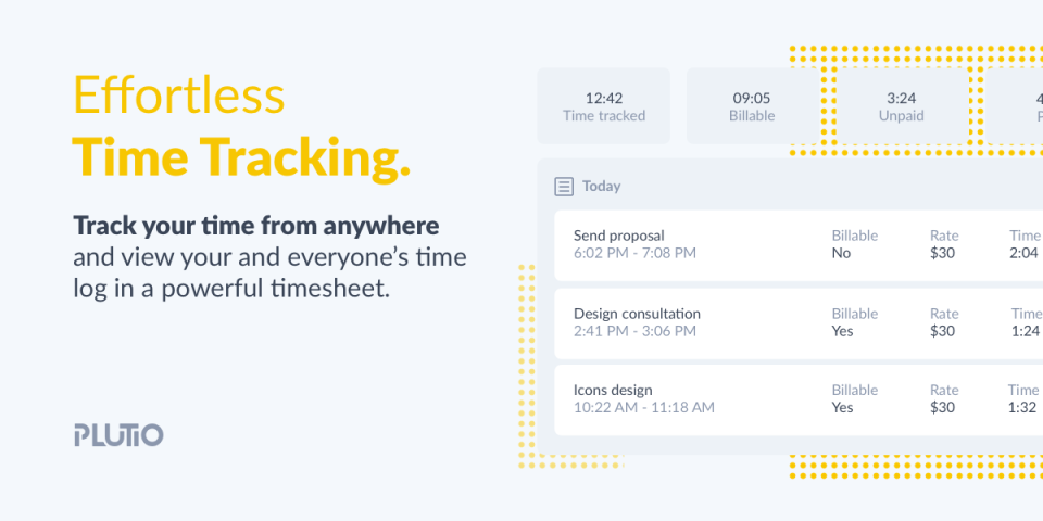Plutio Software - Time Tracking - thumbnail